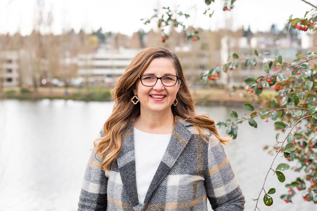 Kim Pelham on the waterfront in Everett