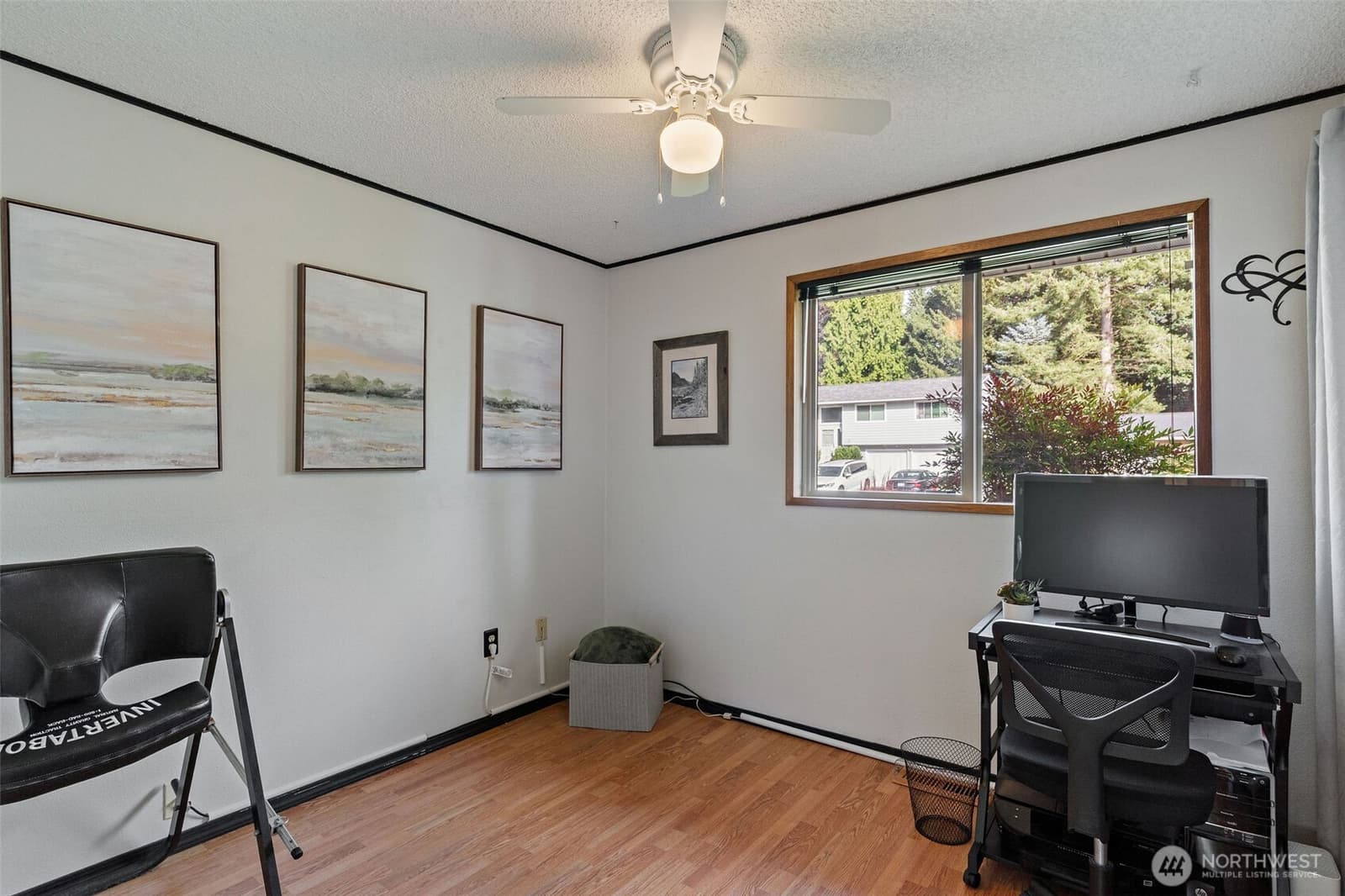 Third room, currently set up as an office, at 17104 24th Ave SE, Bothell WA