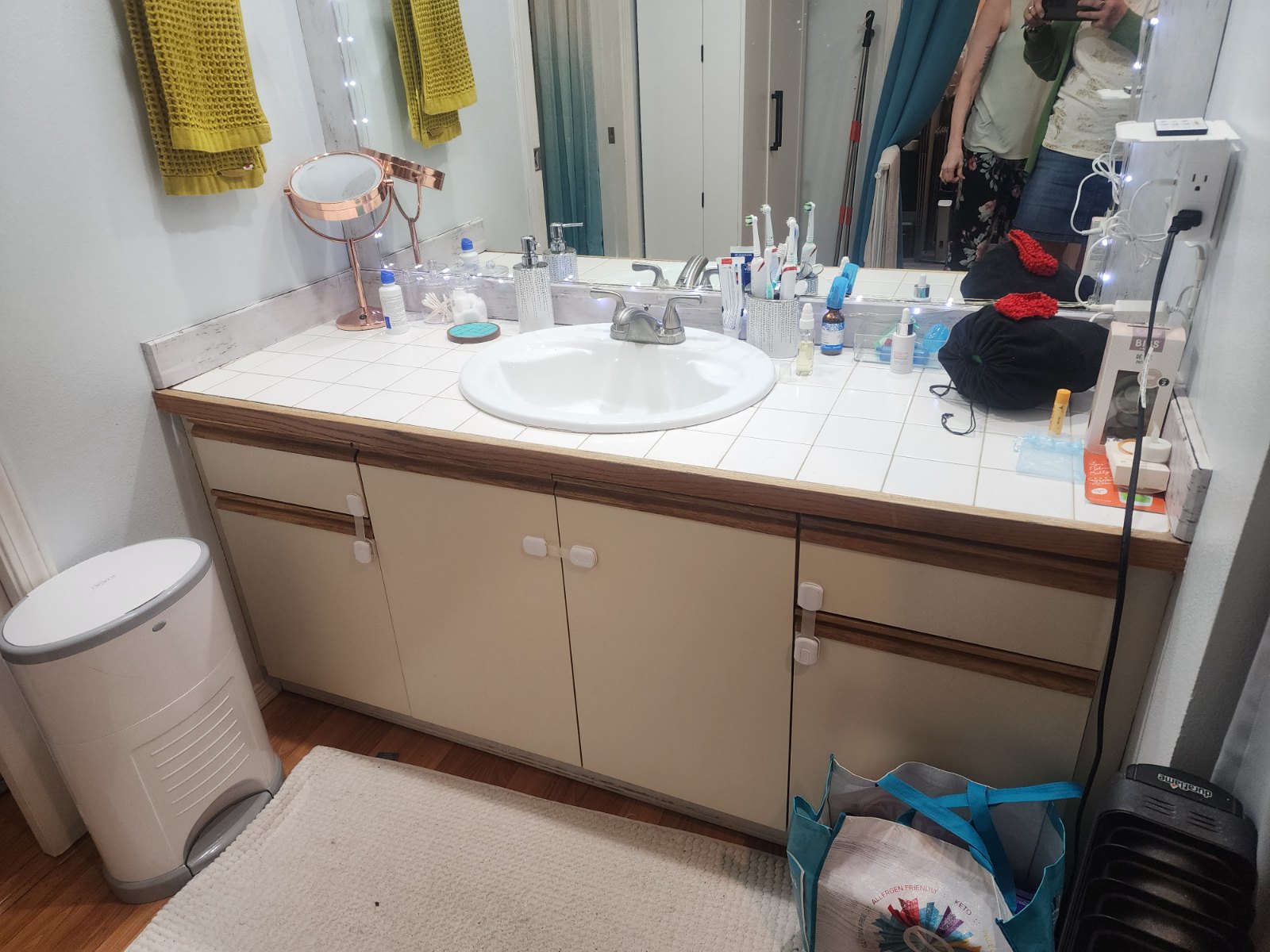Bathroom before prep